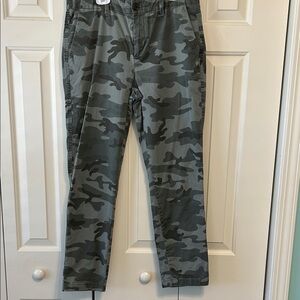 GAP Olive Green Girlfriend Chino Pants